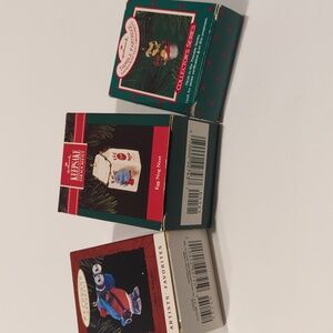 Hallmark Keepsake Christmas Ornaments Lot of 3